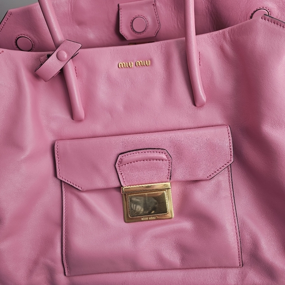 Miu Miu Soft Leather Tote! sold - Picture 15 of 17